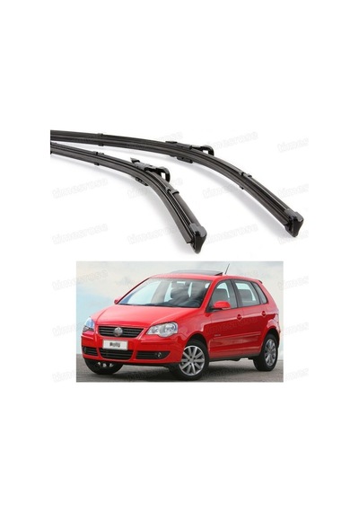Volkswagen Polo Ön Cam Muz Ön Silecek Süpürgesi Seti 2005-2009 411513680