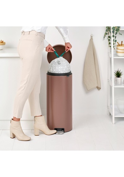 Brabantia Çöp Kutusu 30 Litre Newicon Pedallı Satin Taupe 234040 Diğer