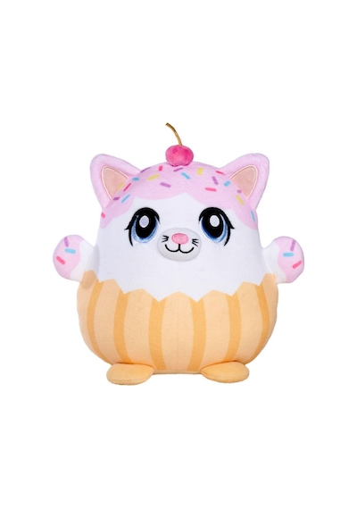 "nicotoy Cute Softies Animals 24cm 2ass. Cup Cake Kedi Çok Renkli