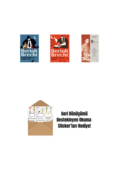Efendi Puntila Ve Uşağı Matti + Gecede Trampet Sesleri + Bertolt Brecht - Bütün Oyunları 1 Ciltli + Okuma Sticker'ları