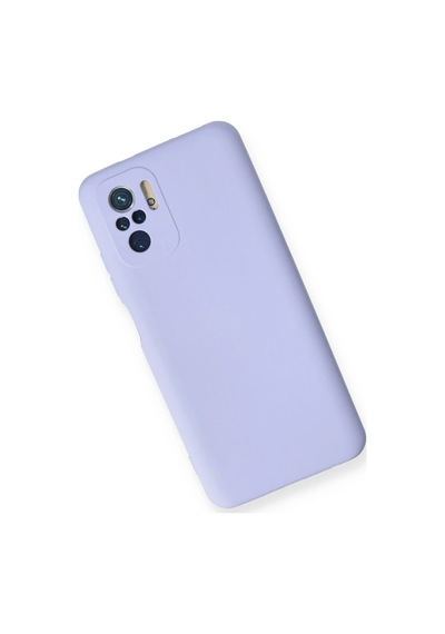 Xiaomi Redmi Note 10 Kılıf Nano İçi Kadife Silikon - Lila Belirtilmemiş
