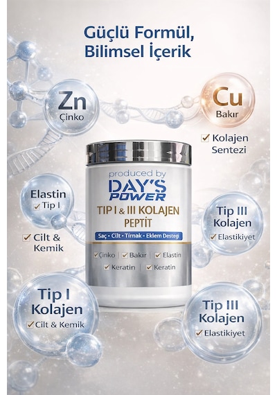 Day's Power Tip 1 & 3 Kolajen Peptit 300 G