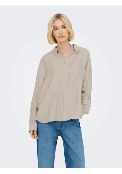 Only 15368603 Kadin Gomlek - Bej Bej