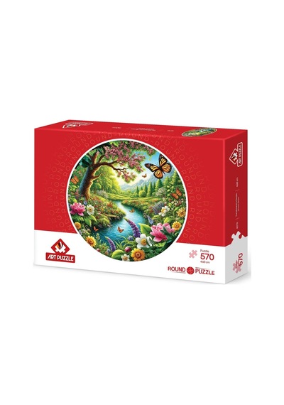 Monarkın Bahçesi 570 Parça Round Puzzle