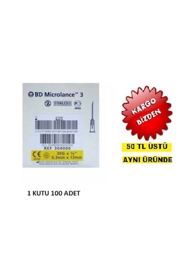 Mezoterapi İğnesi 30G 13 Mm