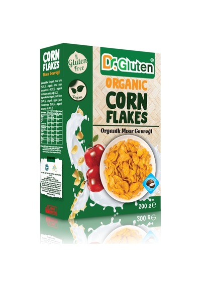 Dr. Gluten Organik Mısır Gevreği Glutensiz 200 G