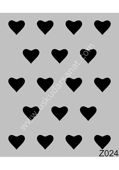 Mood Duvar Stencil Şablon 50x60cm Z024
