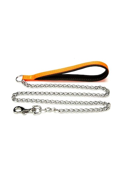 Doggie Comfort Dokuma Köpek Gezdirme Tasması Medium Turuncu 2.5x1 Turuncu