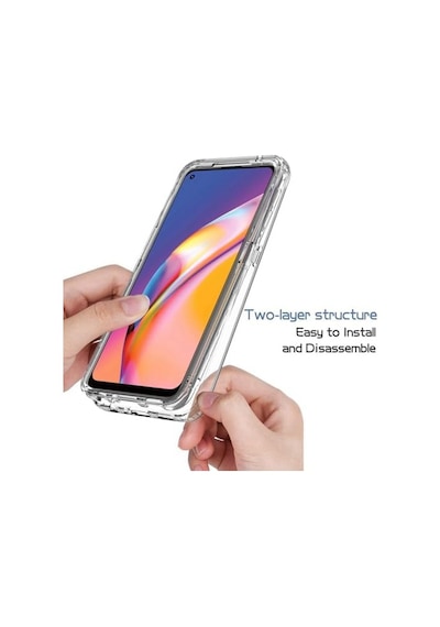 İle Uyumlu Şeffaf Clear Silikon Yüksek Kalite Darbeye Dayanıklı Şık Telefon Kılıfı Oppo Reno 5 Lite 50 x 22