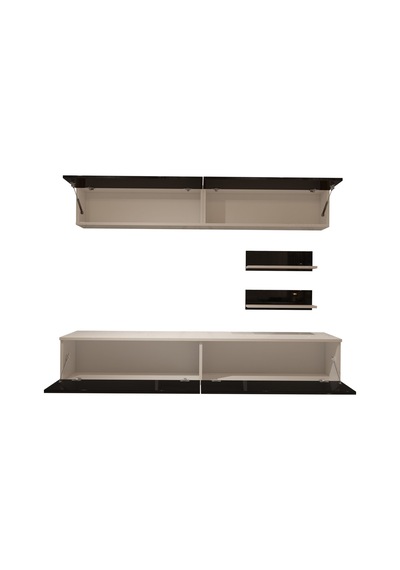 Decoraktiv Eko 5 Mdf Std Tv Ünitesi Tv Sehpası Beyaz - Siyah