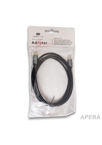 Type-c 3.1 To Mini Displayport Kablo 4k 60hz 1.8m 5a Görüntü Aktarım Destekli Monitör Projeksiyon Kablosu Cn08