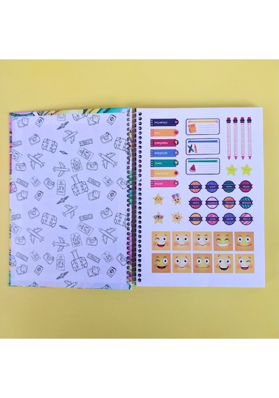 Zamansız Haftalık Ajandam Manifest Defteri 17x24cm 100 Yaprak Planlayıcı Defter Kamp