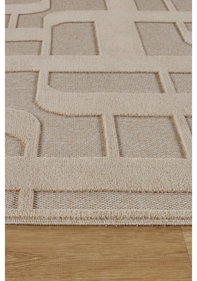 Kaşmir Halı İskandinav Tora Beige 160x230 Cm Salon Mutfak Halısı Yolluk Bej