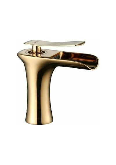 Altın Şelale Akışlı Lavabo Bataryası