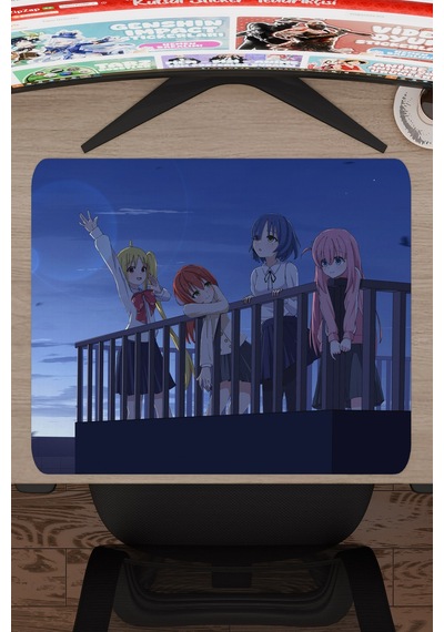 Bochi The Rock Anime V5 - 48x40 Xl Gaming Kauçuk Kaymaz Taban Mouse Pad Fare Altlığı