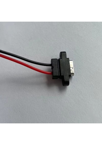 1 Adet 2 Pin Type-c Konnektör Şarj Giriş Soketi