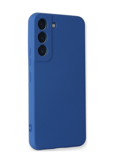 Samsung Galaxy Uyumlu - S23 Kılıf Nano İçi Kadife Silikon - Mavi