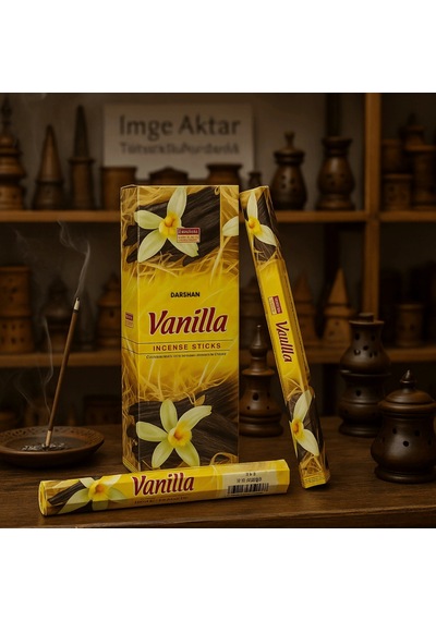 Darshan Incense Vanilla 20'li Çubuk Tütsü Çok Renkli