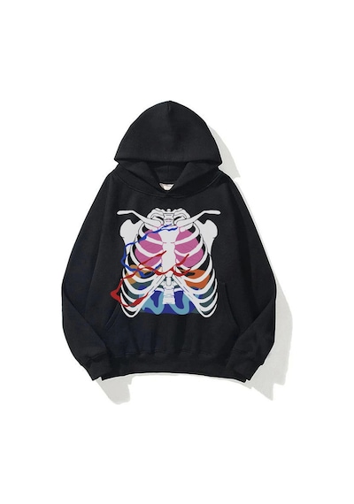 Tarzsokak Unisex Cage Sweatshirt Hoodie Siyah