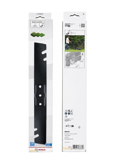 Bosch Rotak 18v2-43 Uyumlu 43 Cm Çim Biçme Bıçağı F016800696