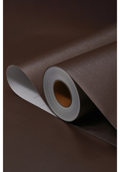 Yapışkanlı Folyo - Premium Metal Bronz Pvc Kaplama - Mobilya Duvar Kapı - 120cm Genişlik - Pm979 120 X 200 Cm