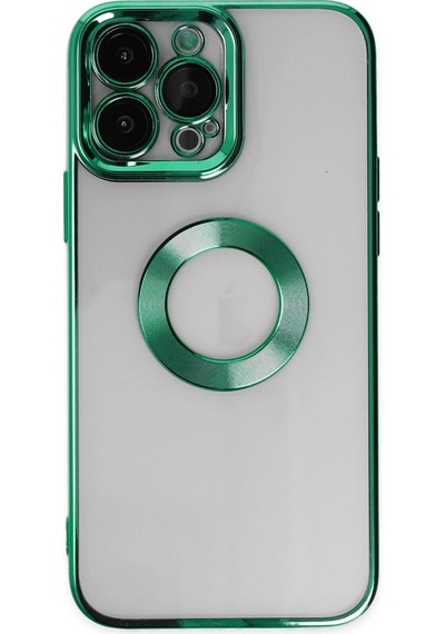 Apple Uyumlu iPhone 14 Pro Max Kılıf Slot Silikon Köknar Yeşili/