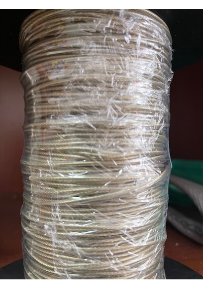 Pvc Izoleli Çelik Tel Halat 3 Mm 200 Metre