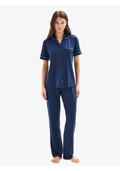 Kadın Pijama Takımı 52079 - Lacivert Lacivert