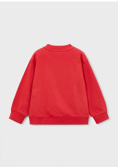 Mayoral Erkek Çocuk İki İplik Sweatshirt Kırmızı KIrmızı