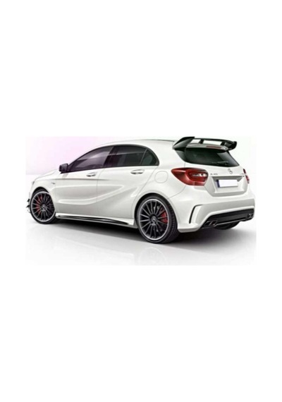Mercedes W176 İçin Uyumlu A Serisi A45 Spoiler Piano Black 13-18
