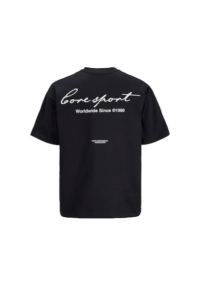 Jack & Jones Dust Script Erkek Siyah Tişört 12292982-b Siyah