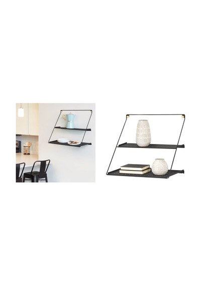 Modern Askılı Yüksek Kalite İkili Raf 32x61x53cm