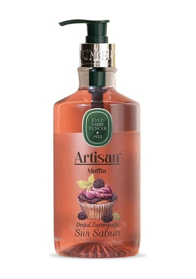 Artisan Doğal Zeytinyağlı Sıvı Sabun 600 Ml Muffin