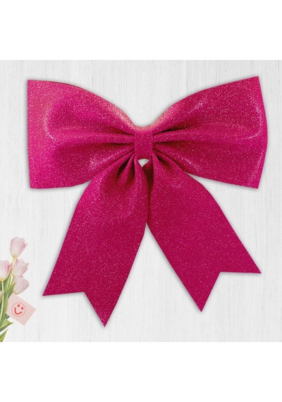 Simli Eva Fiyonk. 40 Cm X 33 Cm - Fuşya