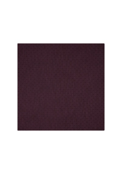Pierre Cardin 100x100 K.pierre Cardın Logolu İpek Koton Jakar Bordo Bordo