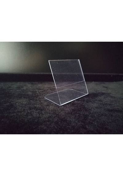 50 Adet Pvc Etiketlik Ayaklı Arkaya Açılı 4x4,5 Cm Mini Etiketlik
