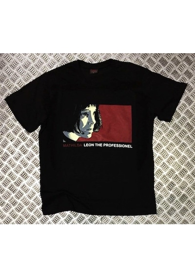 Stoned&Fame Unisex Siyah Leon The Professıonal Mathilda Baskılı T-shirt SIYAH Siyah