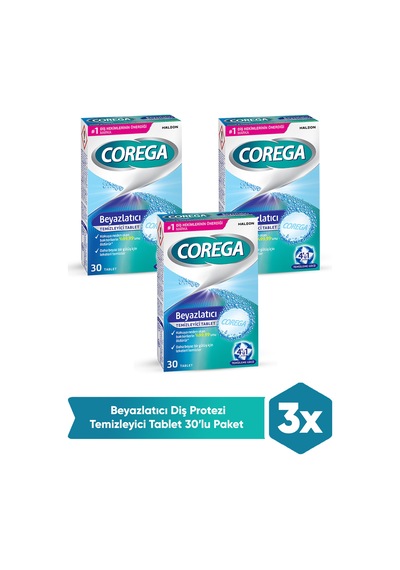 Super Corega Beyazlatıcı Tb 30 Adet 3 Adet