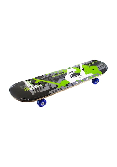 Kaykay 70 cm 4 Tekerlekli Ahşap Metal Bağlantılı Silikon Teker Çok Renkli