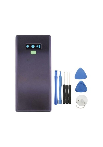 Samsung Galaxy Note 9 N960 Mavi Arka Kapak Cam Kasa Pil Konutu 4681 Mavi