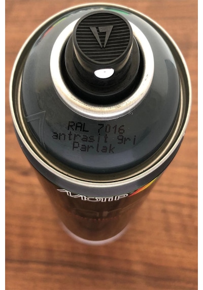 Motip Carat Ral7016 Antrasit Gri Parlak Sprey Boya 400 ML