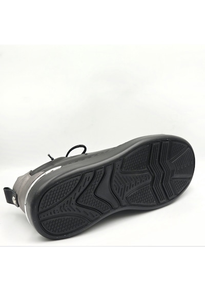 Mammamia One Air Pıllow D26ya-7660 Siyah Pen / Platin Hakiki Deri Kadın Casual Ayakkabı