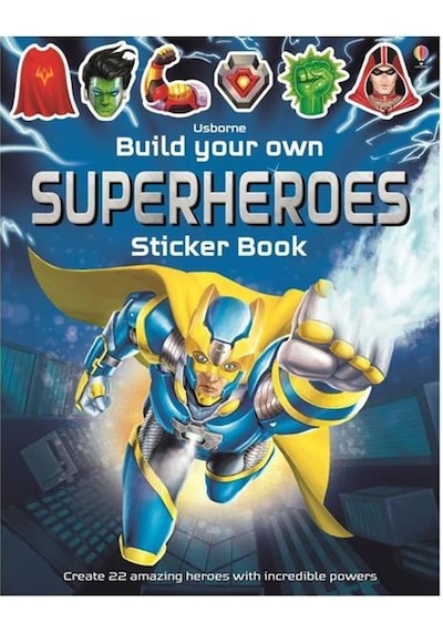 Build Your Own Superheroes Sticker Book - Build Your Own Sticker