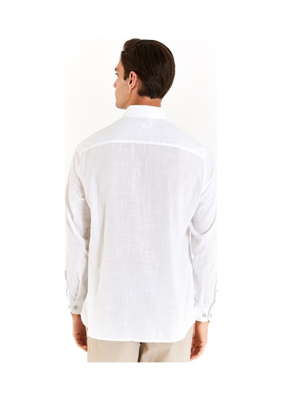 U.s. Polo Assn. Erkek Regular Gömlek 50282588-vr013 Beyaz