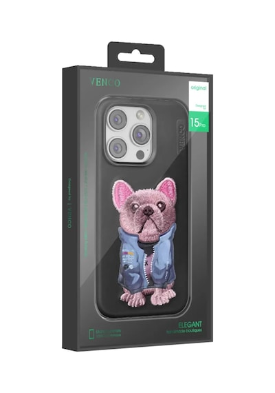 Venco Apple İphone 16 Pro Cute Desenli Kapak - Lacivert