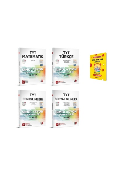 Tyt Matematik Türkçe Fen Ve Sosyal Bilimler 4lü Denemeleri