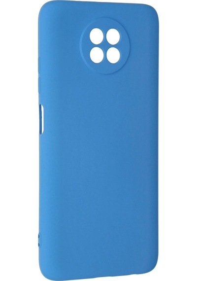 Cosmotex Newface Xiaomi Redmi Note 9 5g Kılıf Nano İçi Kadife Silikon - Mavi