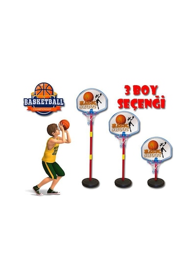 Ayarlanabilir 125 Cm Ayaklı Basket Potası-basketbol Potası