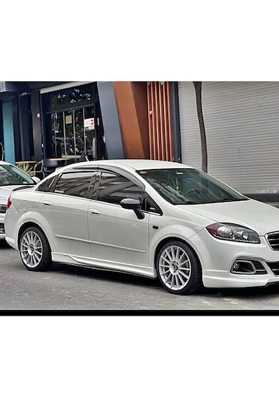 Fiat Linea Marşpiyel - 2008 - 2017 - Boyasız Fiberglass