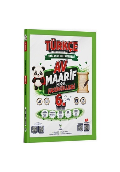Av Yayınları 6. Sınıf Türkçe Maarif Model Fasikülleri